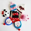 Cartoon hand-knitted wool crochet creative macrame key chain