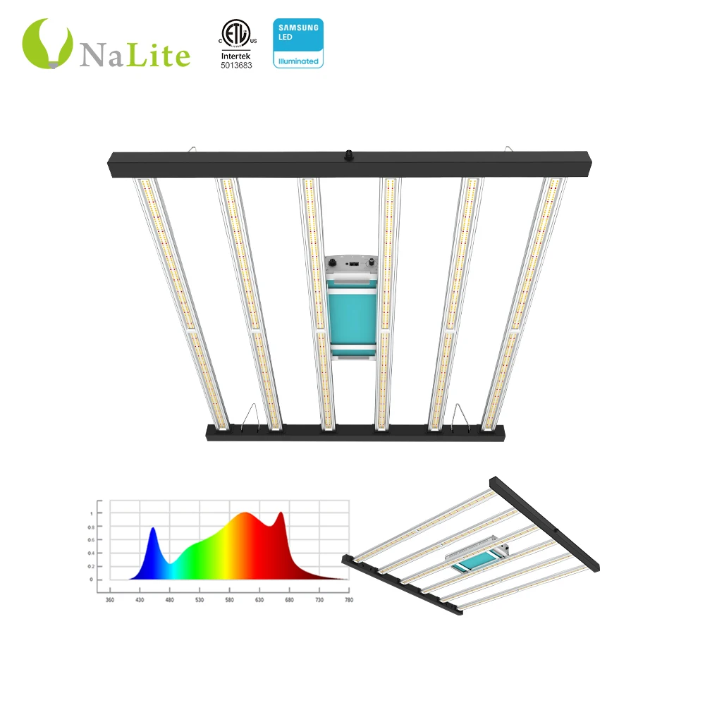 Dropship ETL listed commercial led grow light Samsung lm301b/lm301h 650w 600w Nalite vertical horticulture hydroponic
