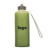 Bpa Free Water Bottle 500ml String Handle Holder Army Green Soft TPU Collapsible Flask Water Bottle