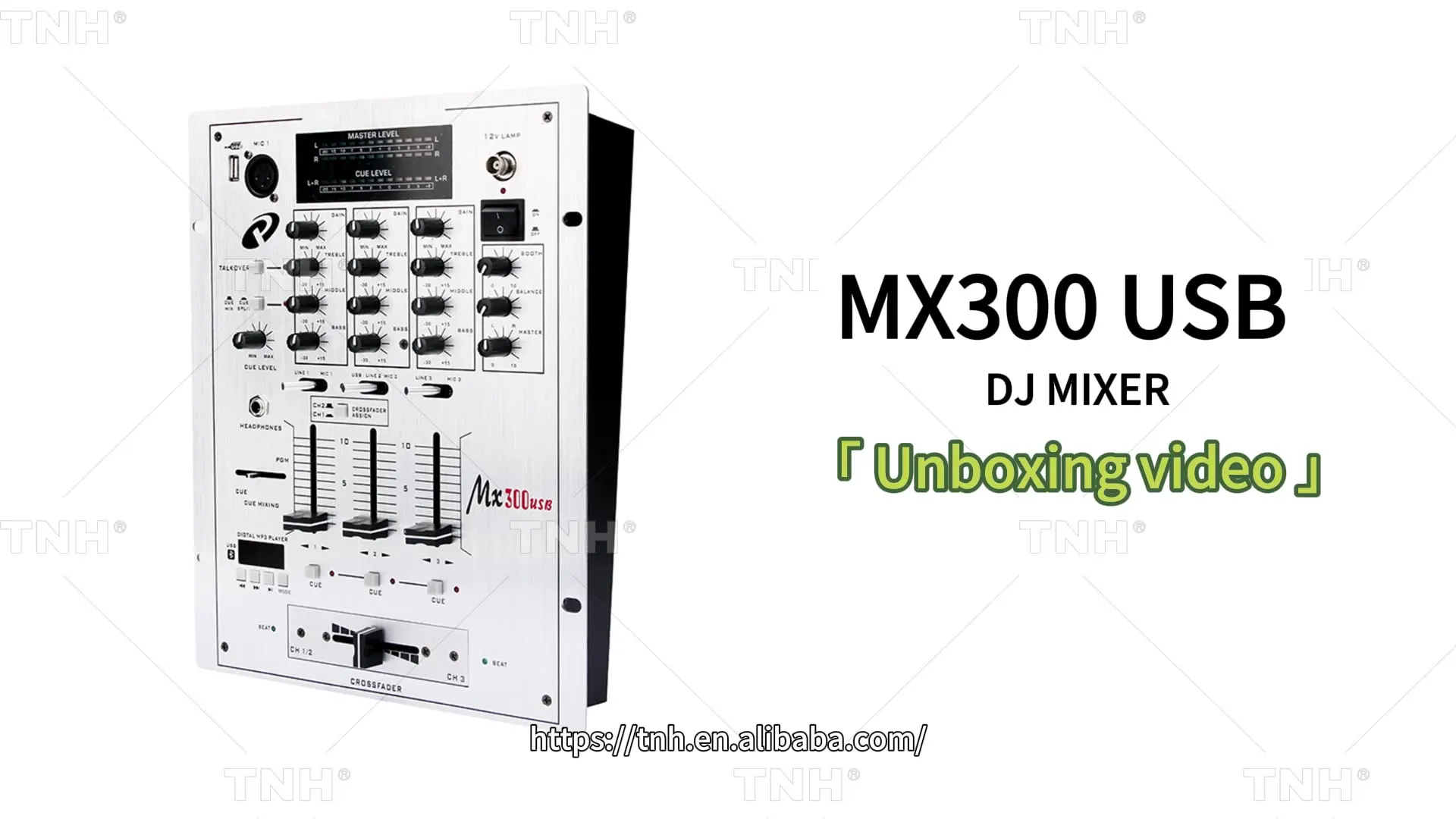 3点おまとめ✨DJピコ様 TNH MX300 Professional 3 Channel DJ Mixing with BPM Counter