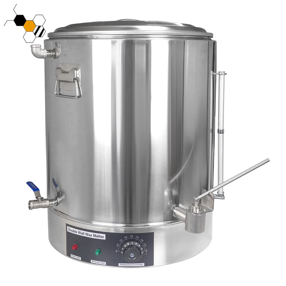 Stainless Steel 100kg Honey Bucket Storage Tanks Honey Heating Tank