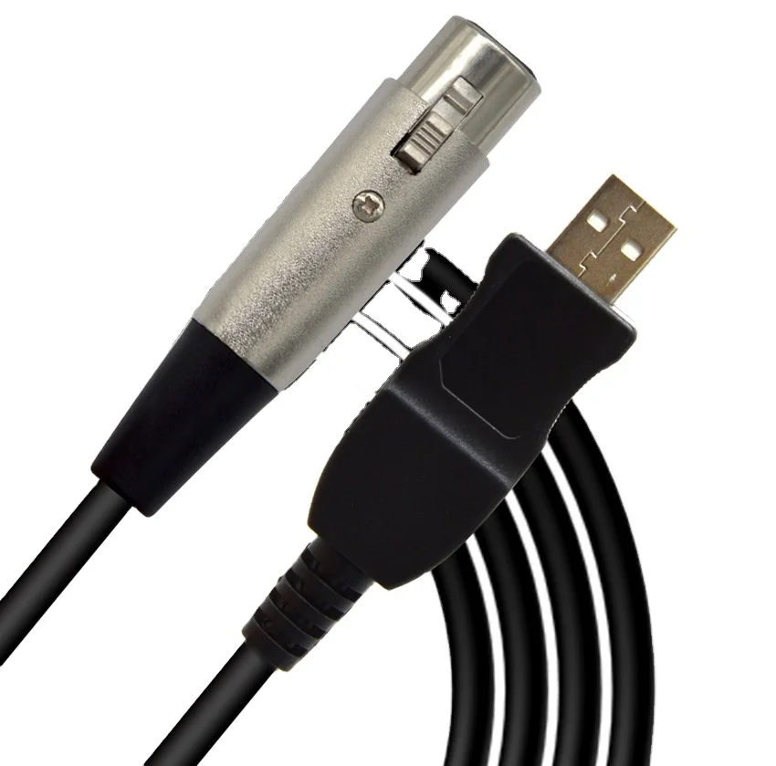 

xlr to usb,1 Piece, Black