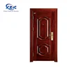 Exterior louvered storm door hollow metal louver doors with glass panel