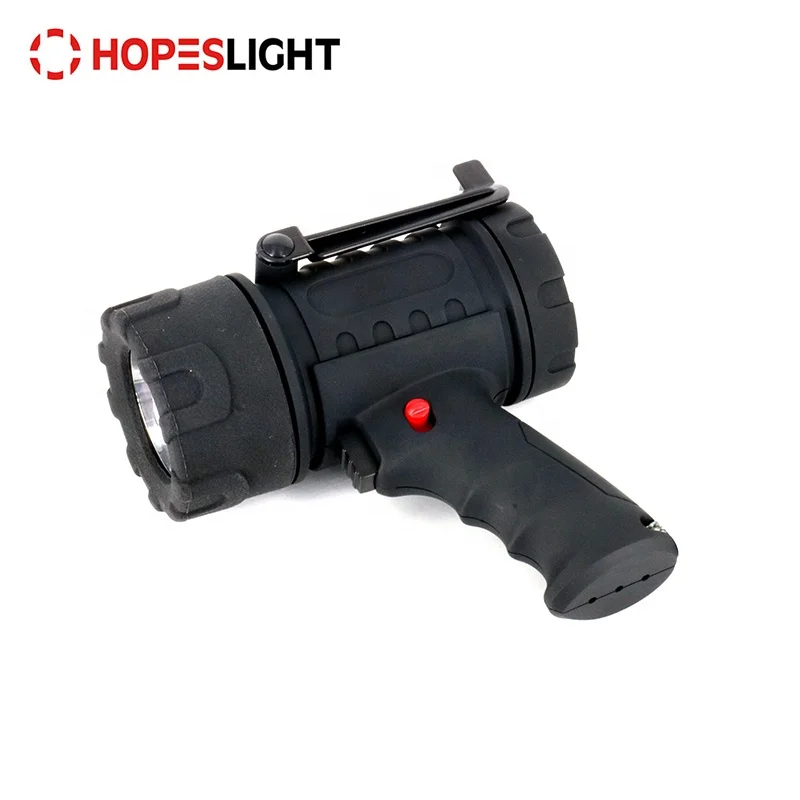 Rechargeable Marine Searchlight Waterproof LED Handheld Spotlight with USB Power Charger