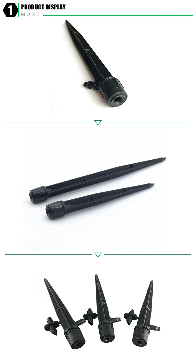 Irrigation Dripper On Stake Emitter Drip System Micro Sprinkler On