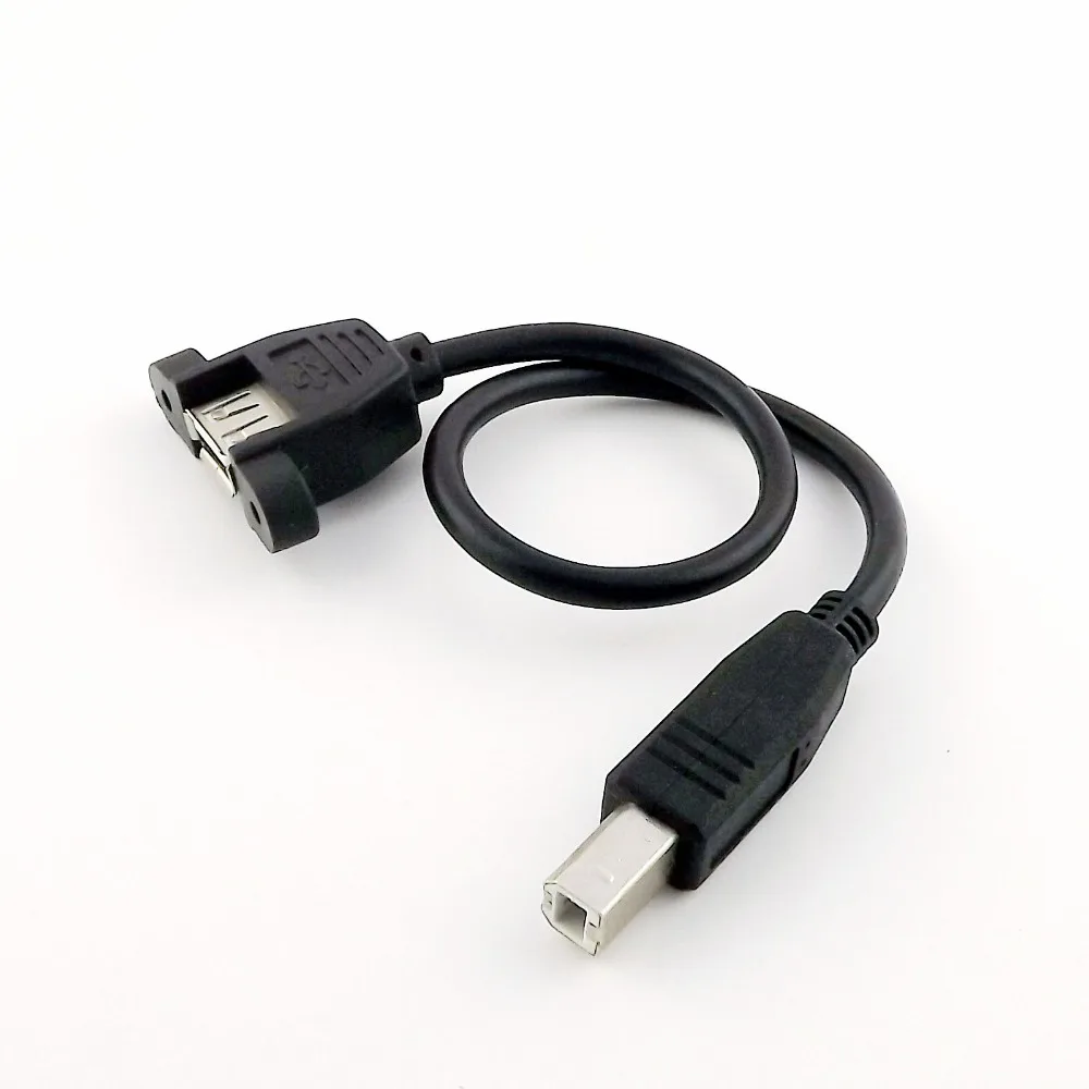 Usb B Male To Usb Female Plug Printer Cable Adapter Connector Computer