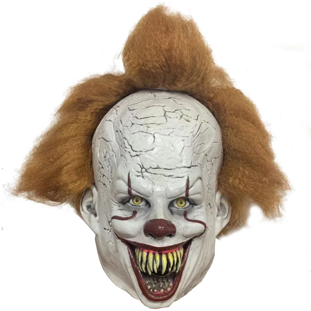 ピエロがゴースト発光コスプレハロウィーンitペニーワイズラテックスマスクを返す Buy Pennywise ラテックスマスク マスク Pennywise ハロウィンマスク Product On Alibaba Com