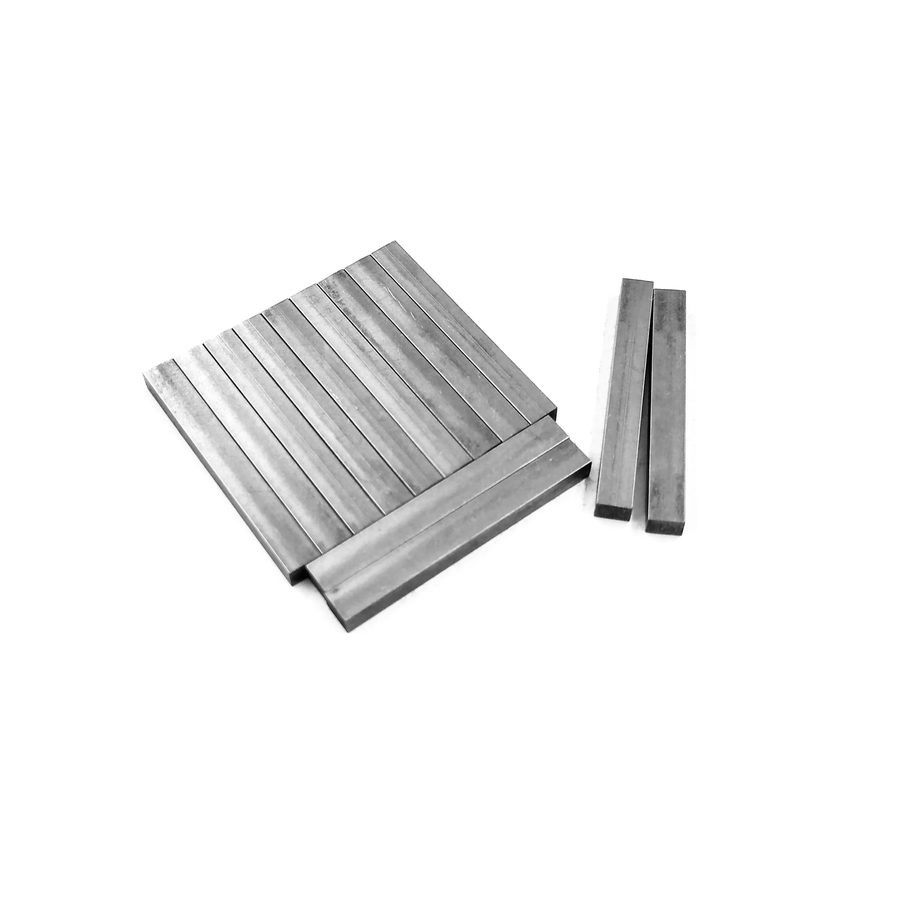 High Quality Custom Various Types Cemented Tungsten Carbide products, Rectangular Blank Fat Stock bars/cemented carbide strips 