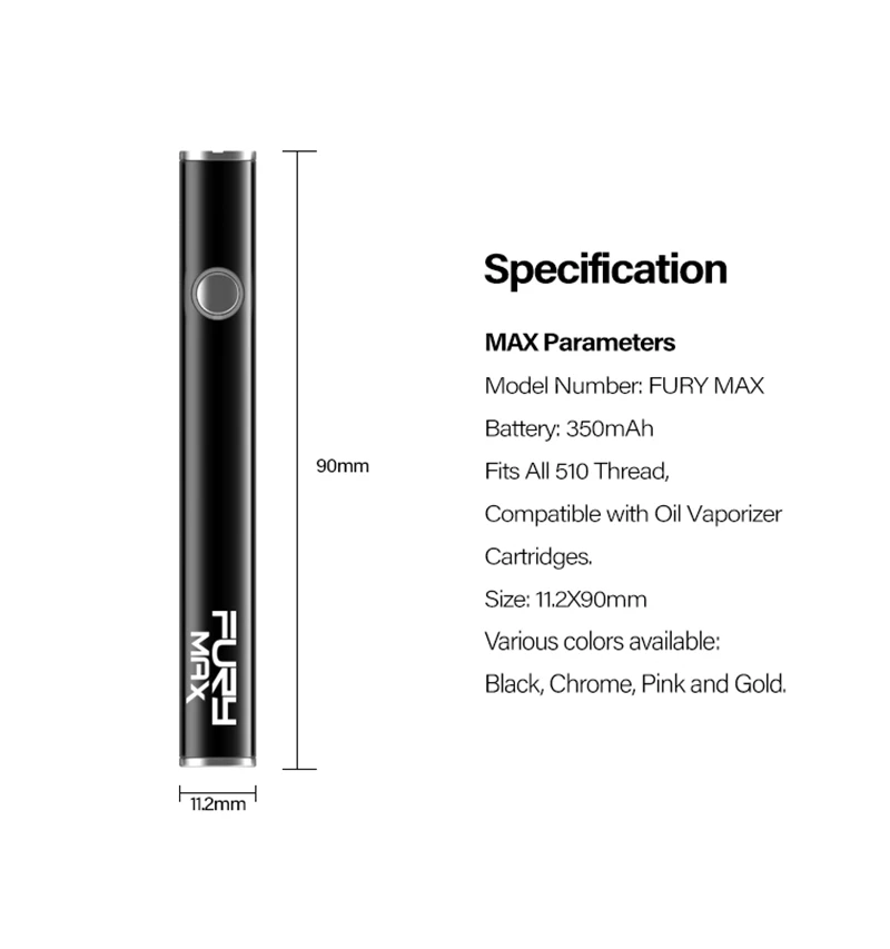 CBD max battery 350mAh1