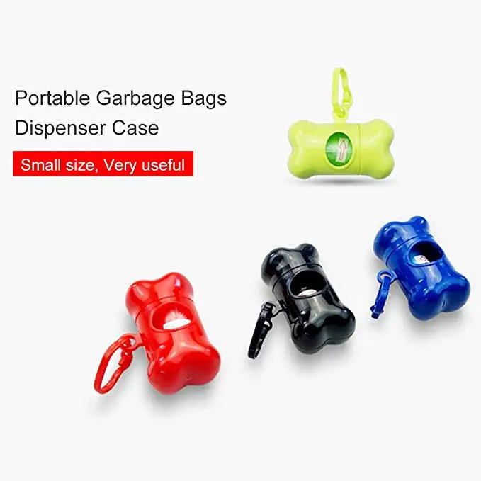 Sanan Pet Dog Poop Holder Rubbish Bags Case Bone Shape Garbage