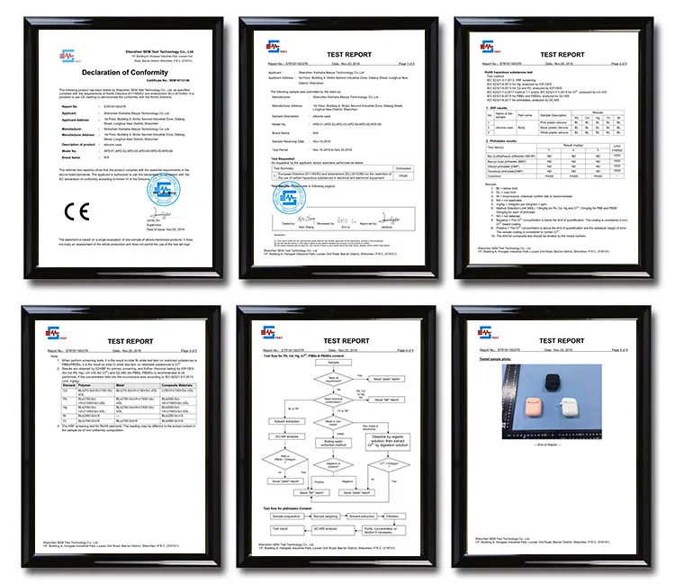 Silicone Case for AirPods Pro Protective AirPods Pro Case Set Earphone Accessories with Straps Storage Bag