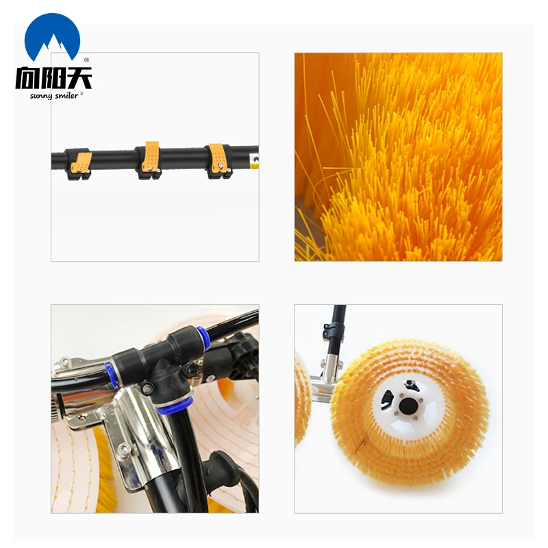 cleaning brush solar panel