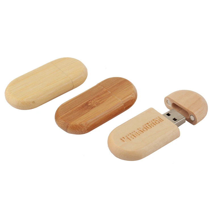 Wooden 16GB USB 2.0 Flash Drive 32GB Thumb Drive Memory Stick Custom Jump Pen Drive 4GB 8GB 64GB with Free Custom Logo - ANKUX.COM