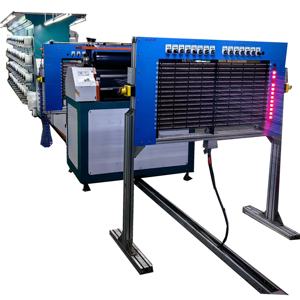 splitting and Striping warping machine mother yarn warping machine for knitting making loom textile machinery details