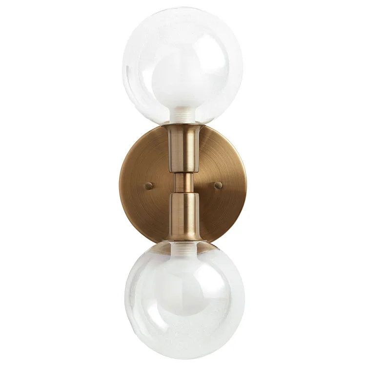 G9 Thread Light Globe Double Wall Stain Frosted Ball Inside