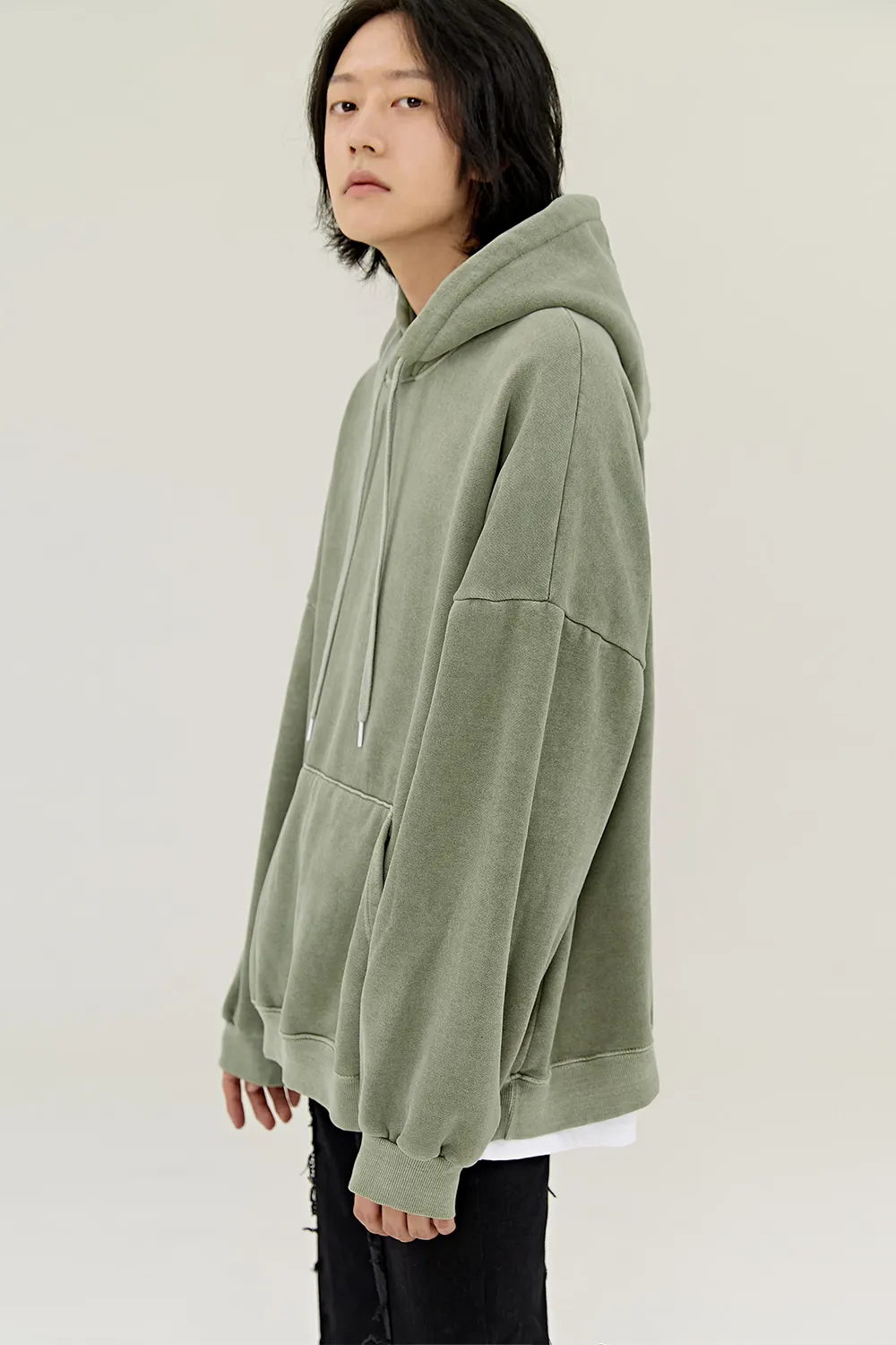 石洗帽衫宽松适合定制男士连帽衫