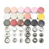 Custom install metal stainless colored snap button