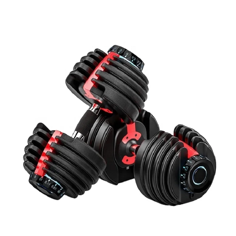 

IN STOCK 552 Cheap Dumbbell Sets Weights Home Gym Fitness Equipment 52.5lb Smart Adjustable Dumbbell