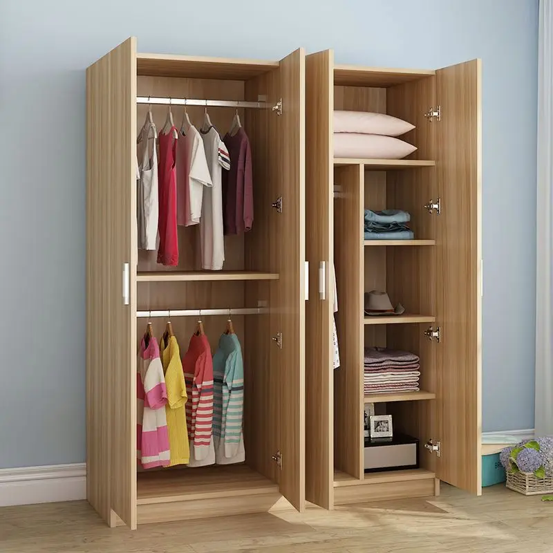 Clothes Wardrobe Bedroom Furniture Closet Storage Wood Factory