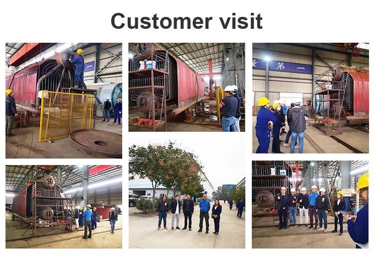 customer visit of 10t/h caldera de vapor , Steam Boilers 10 ton Natural Gas