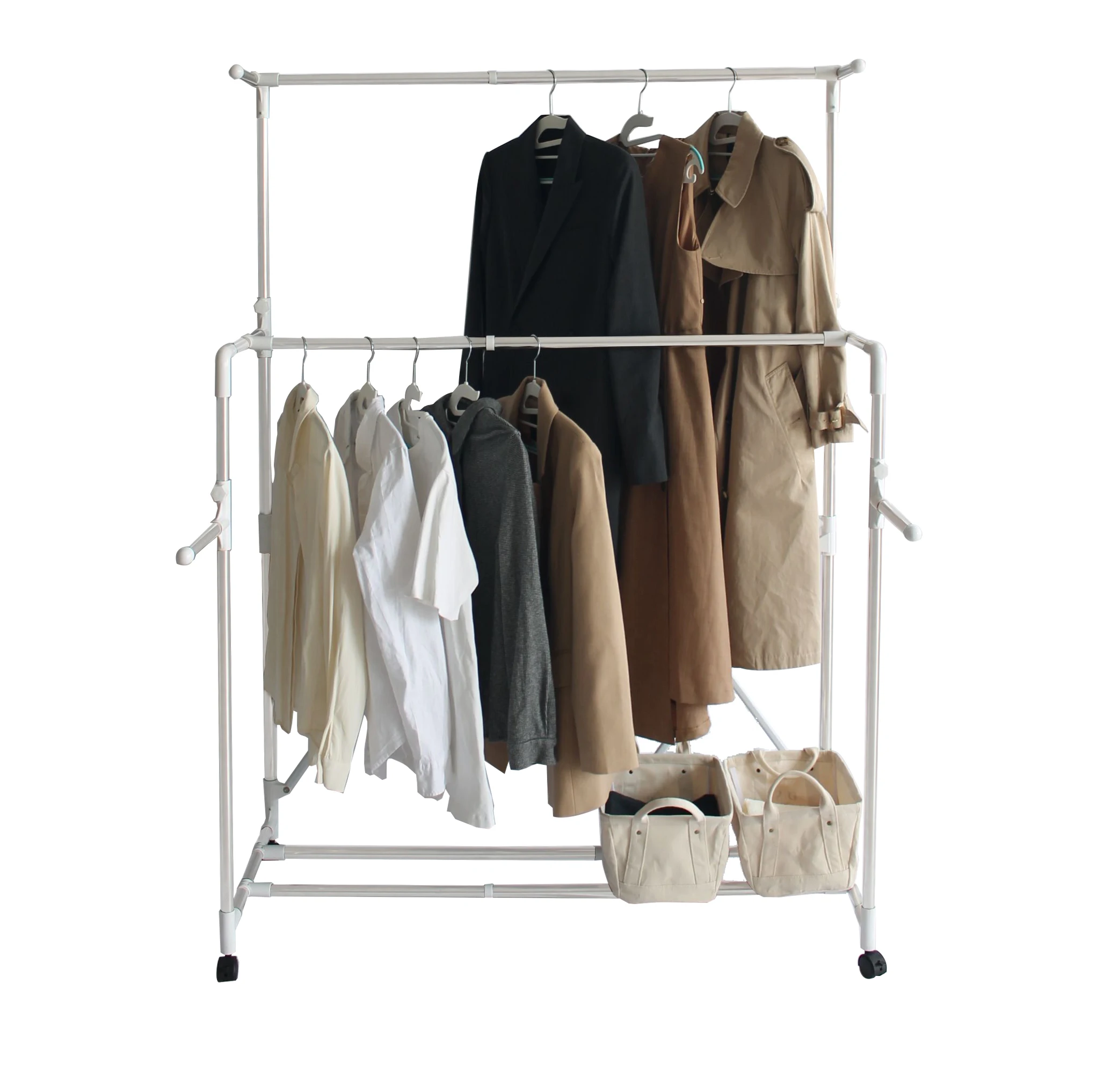 Expandable Clothes Dryer Rack Multifunctional Garment Rack Stainless