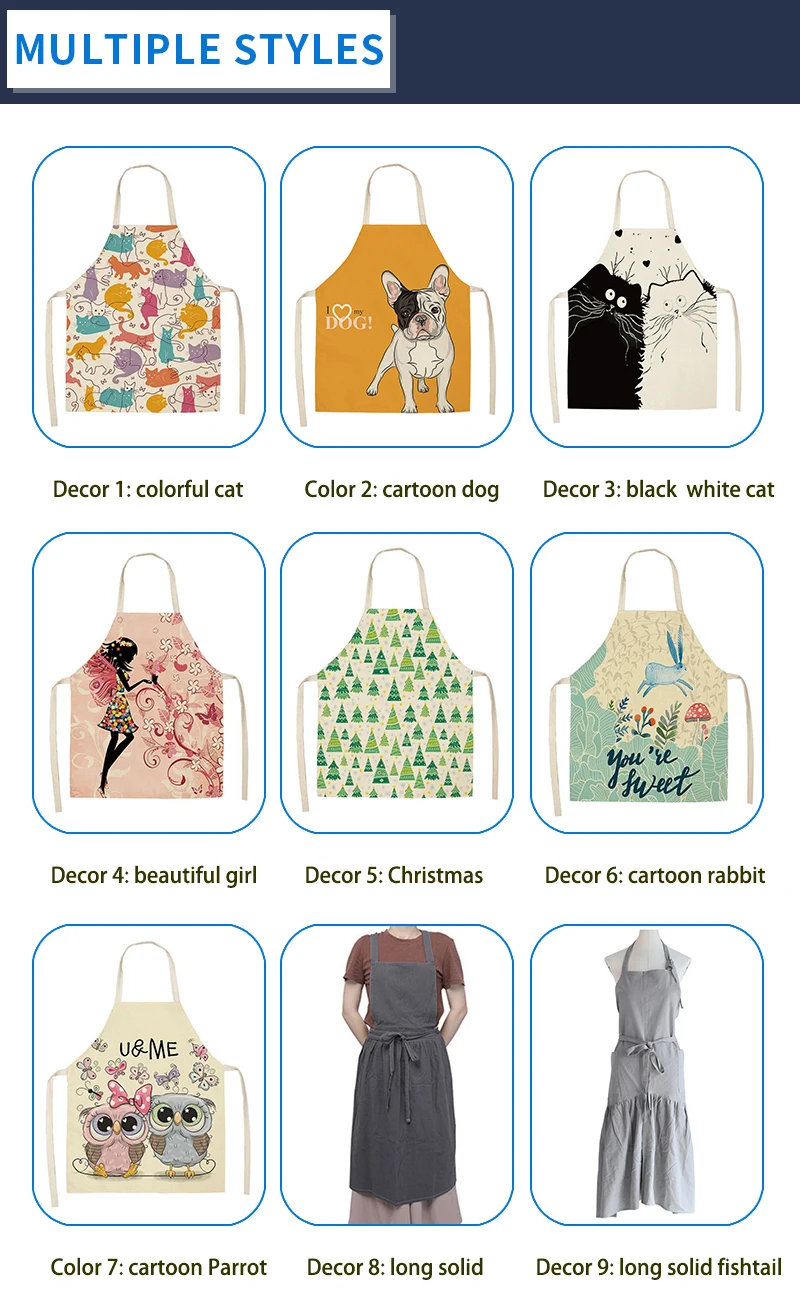 kitchen apron 100% cotton