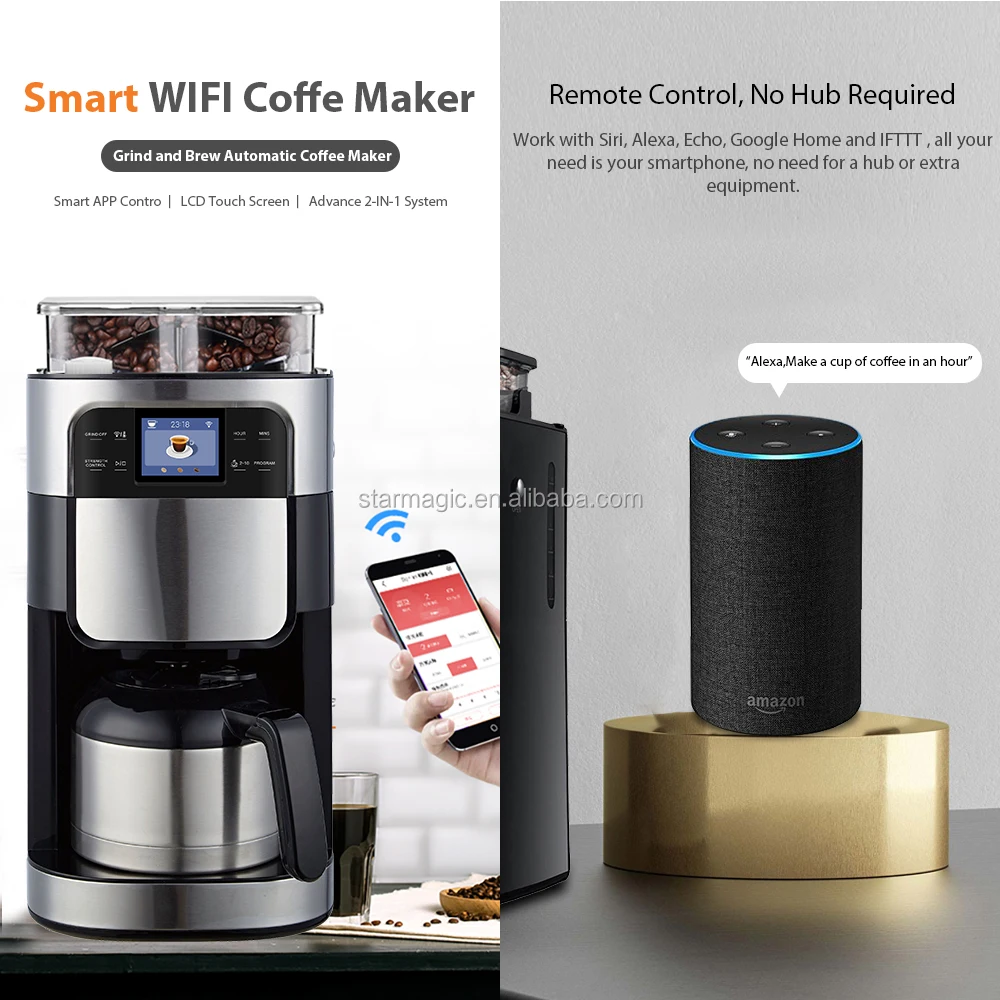 smart coffee machine google home