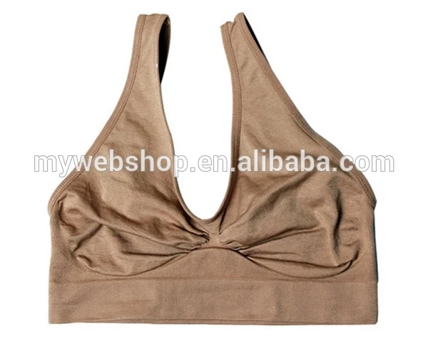 Ahh Bra As Seen On Tv Women Single Layer Sleep Underwear Sports Bra ...