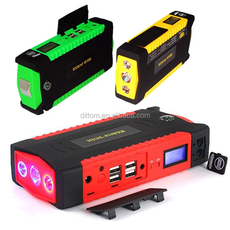 High Power 3lights Portable Car Emergency Jump Start Power Supply