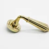 Maxery Fancy Gold Round Rose Zinc Alloy Door Level Handles