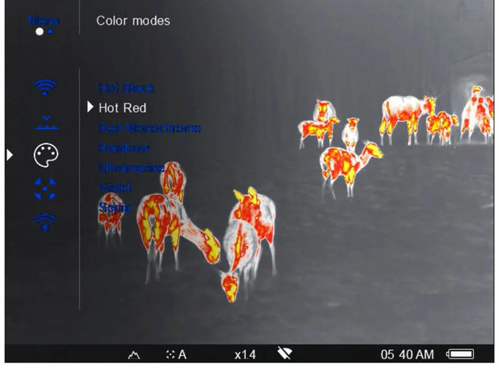 原装pulsar helion xq38f热成像夜视单筒狩猎相机wifi app测距仪热