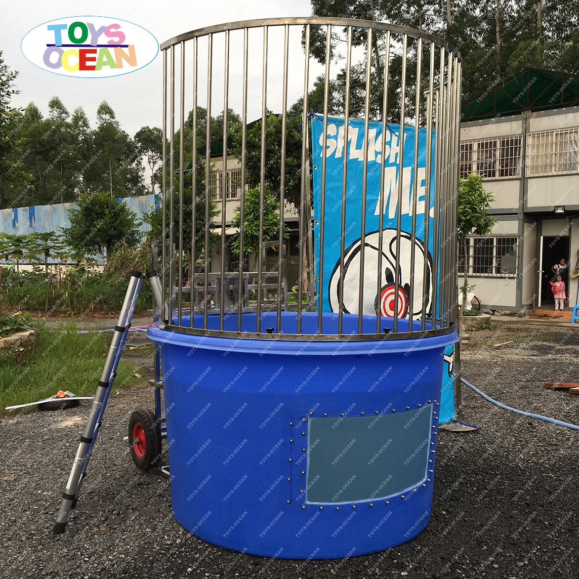 Water Dunk Tank Machine Dunking Booth For Amusement Park - Buy Water ...