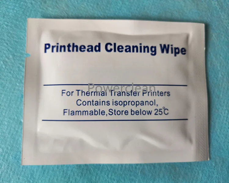 Printhead Presaturated Alcohol Cleaning Disinfecting Wipe