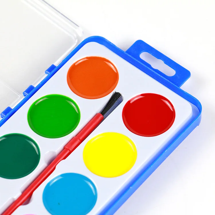 12 Colors Watercolor Paint Set For Kids Art Watercolor Paint Set With