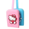 Customized Kawaii Kitty Anime Cartoon Embossed Logo Soft PVC Rubber Silicone Key Chain for Belonging