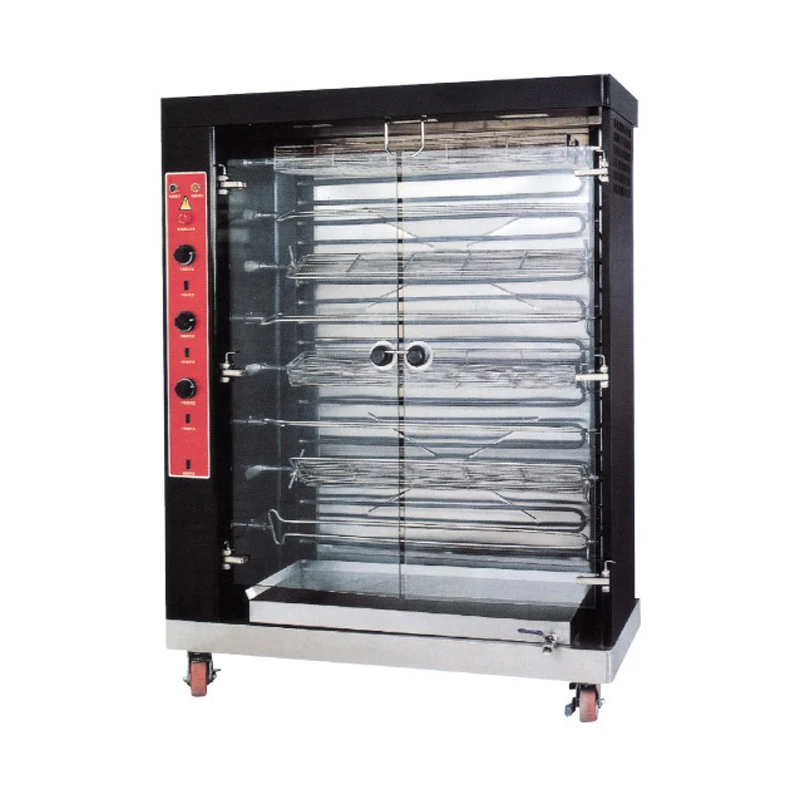 Automatic Commercial Kitchen Equipment Kebab Rotisserie / Electric
