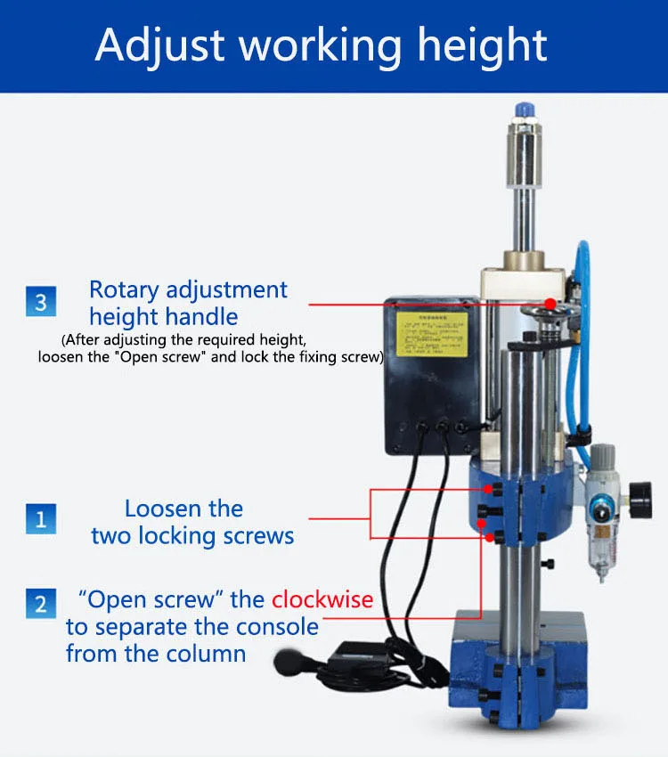 Pneumatic Punching Machine Small Desktop Machine 800kg Enlarged ...