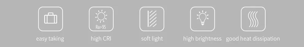 Tolifo 60W Daylight 5600K LED Fresnel Light Studio Video Lighting with Wireless Remote