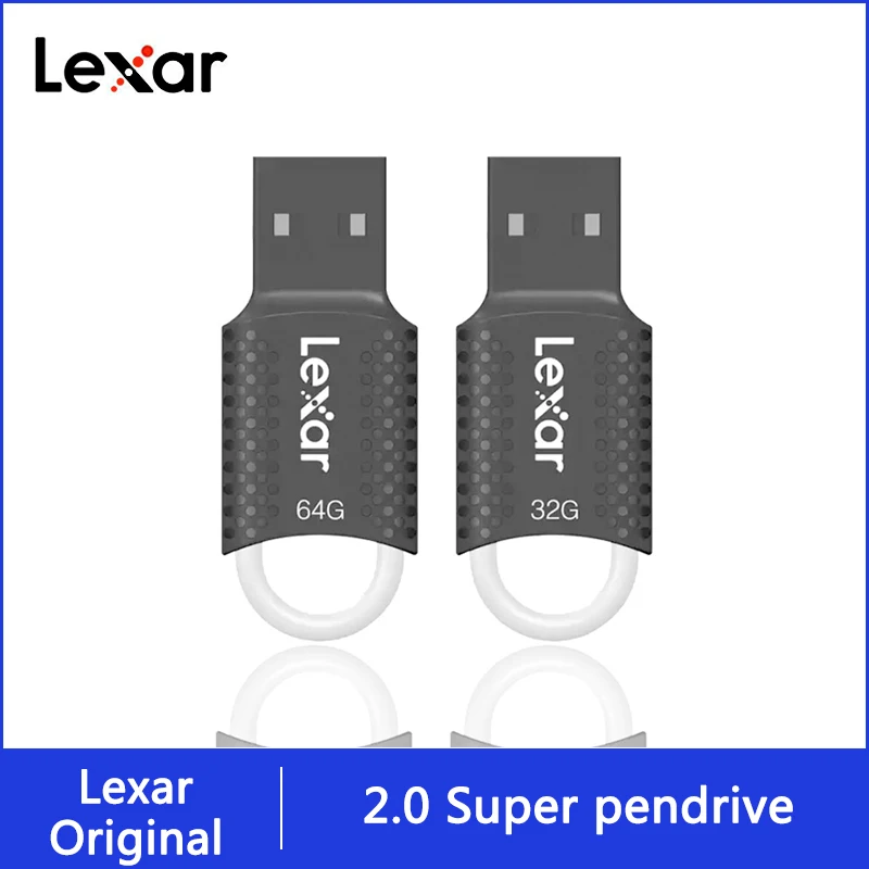 Hot sale Lexar USB Flash Drive 16GB 32GB 64GB V40 Pen Drive USB 2.0 flash memory stick for PC /Mac memoria Pendrives - ANKUX.COM