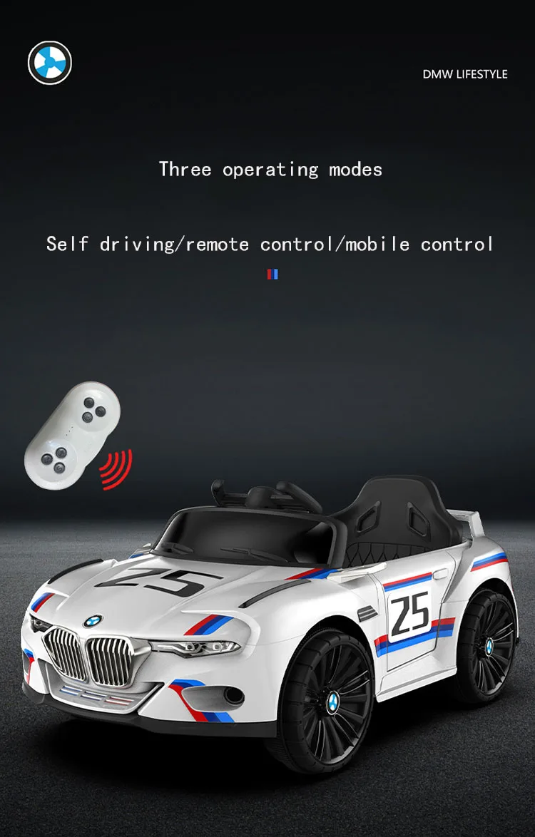 Children's Electric Car BMW Z5 with Remote Control Seatable and Rechargeable Four Wheel Toy car male and female baby car 2-5 Years