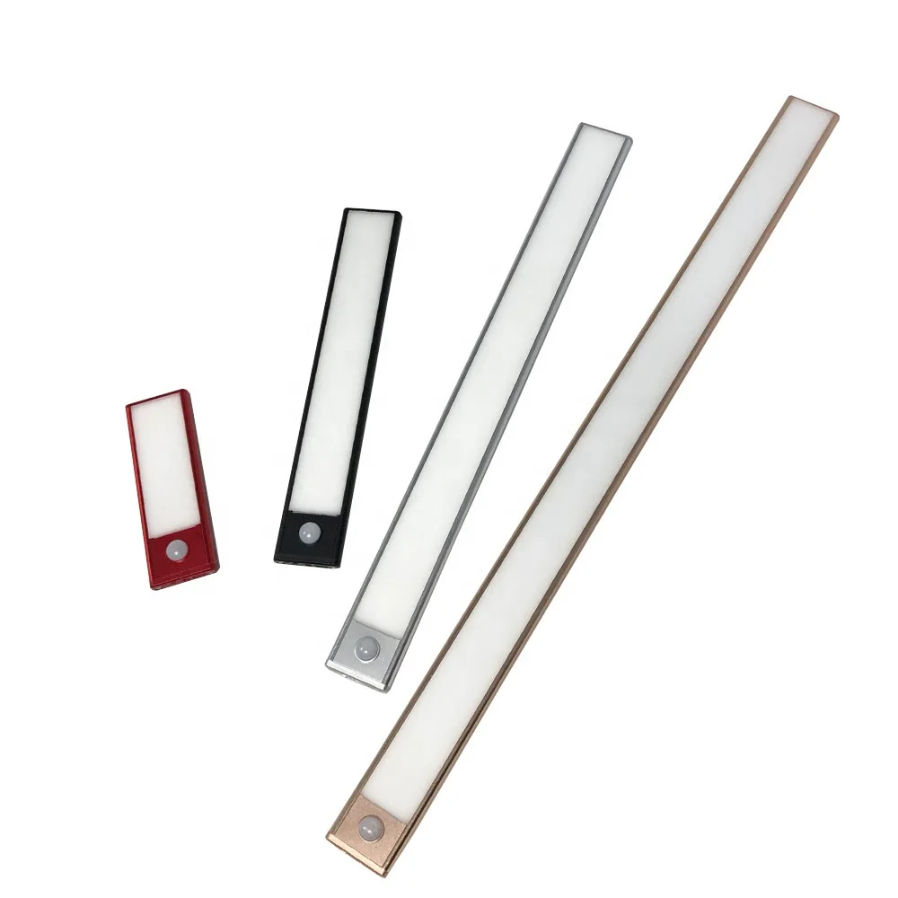 Ultrathin Motion Sensor Cabinet Rechargecable Cabinet light,Wardrobe Light, Storage Drawer Light Four Color Shell Option