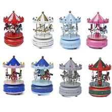 carrusel musical madera