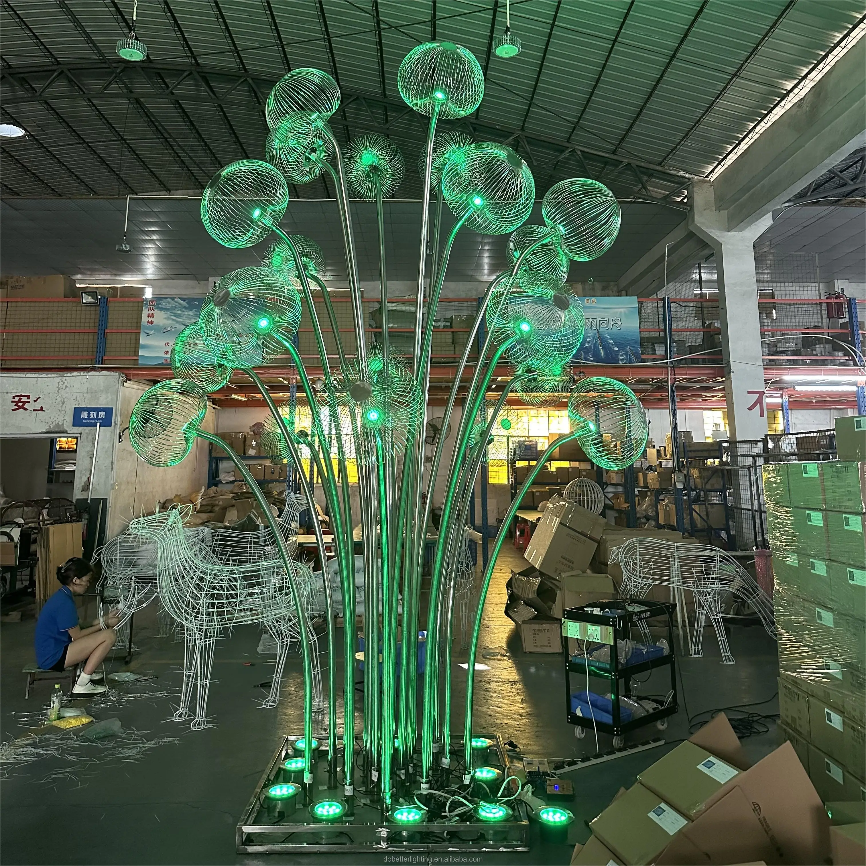 Model In Light Custom Large Led Modeling Light Outdoor Park Square Scenic Area ...