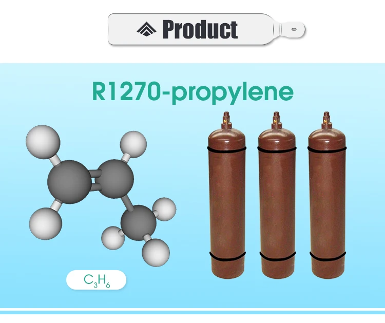 gas supplier industrial price liquid propylene c3h6 r1270