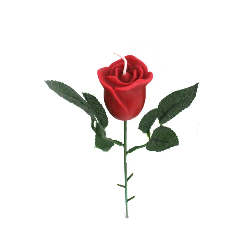 12 Pieces Rose Candles Handmade Delicate Candle Party Home Decoration 日本未発売