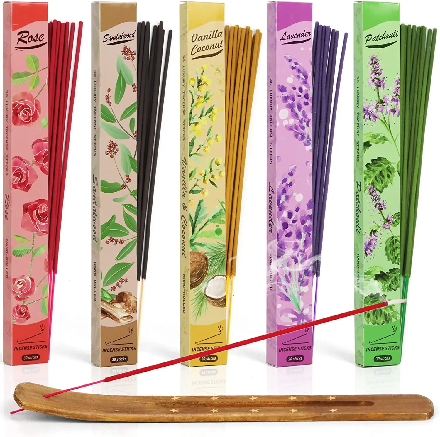 Unscented Hem Incense Stick Scented Sandalwood Bamboo Sticks For