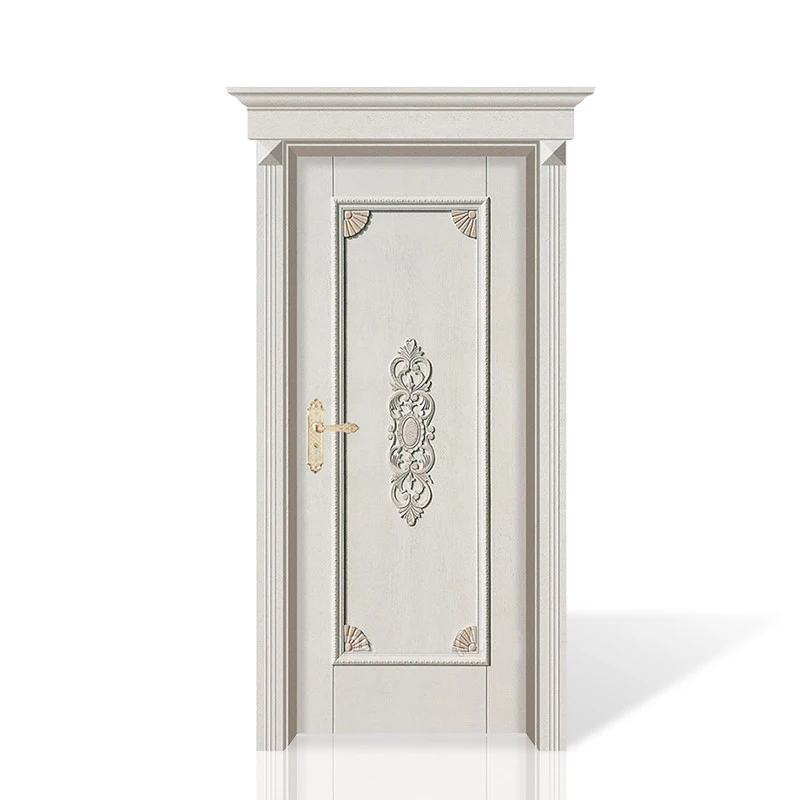 Best products of ali baba American Style minimalist interior mahogany solid wood door entrance
