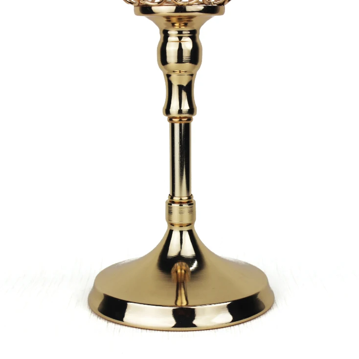 Wholesale Gold Metal House Candle Holder For Home Decor Modern Luxury