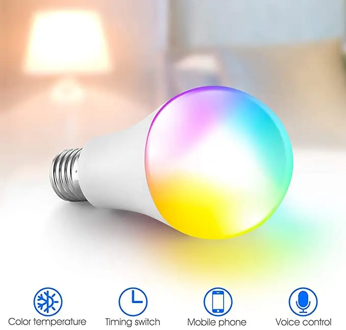 Smart wifi Tuya app control energy saving led smart bulb