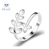 Olive Branches Leaves Ring, Wedding Band Ring Jewelry, 925 Sterling Silver Ring